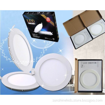 $2.5 3W Flat/Round LED Panel Ceiling Light (SU-PNL100-3W)